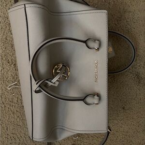 Michael Kors Light Gray Satchel
